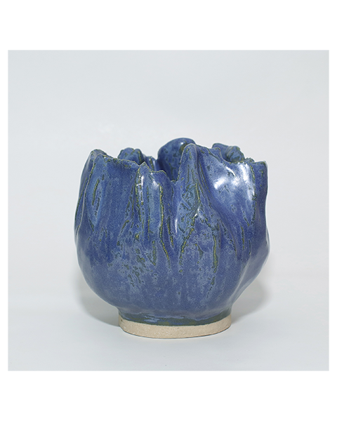 Blue Flower - D9 x H8 cm - 5 Euro
