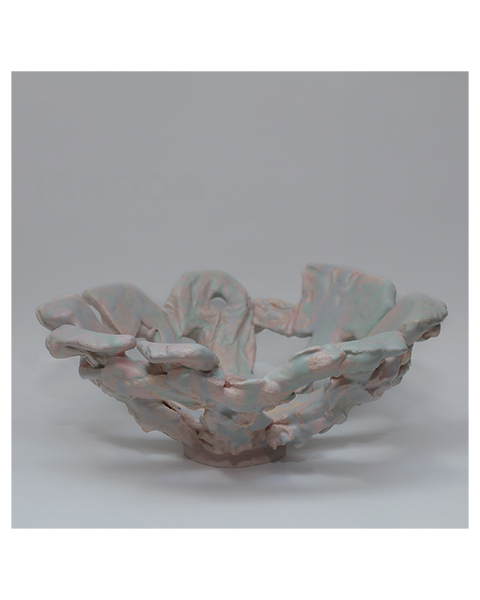 Medium Colored Open Bowl (extruder collection) - D22 x H9 cm - 20 Euro