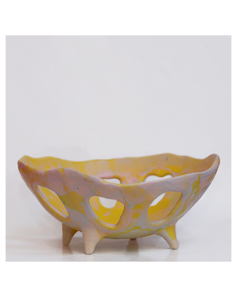 Medium Mat Coloured Bowl - D 22 cm - 20 Euro
