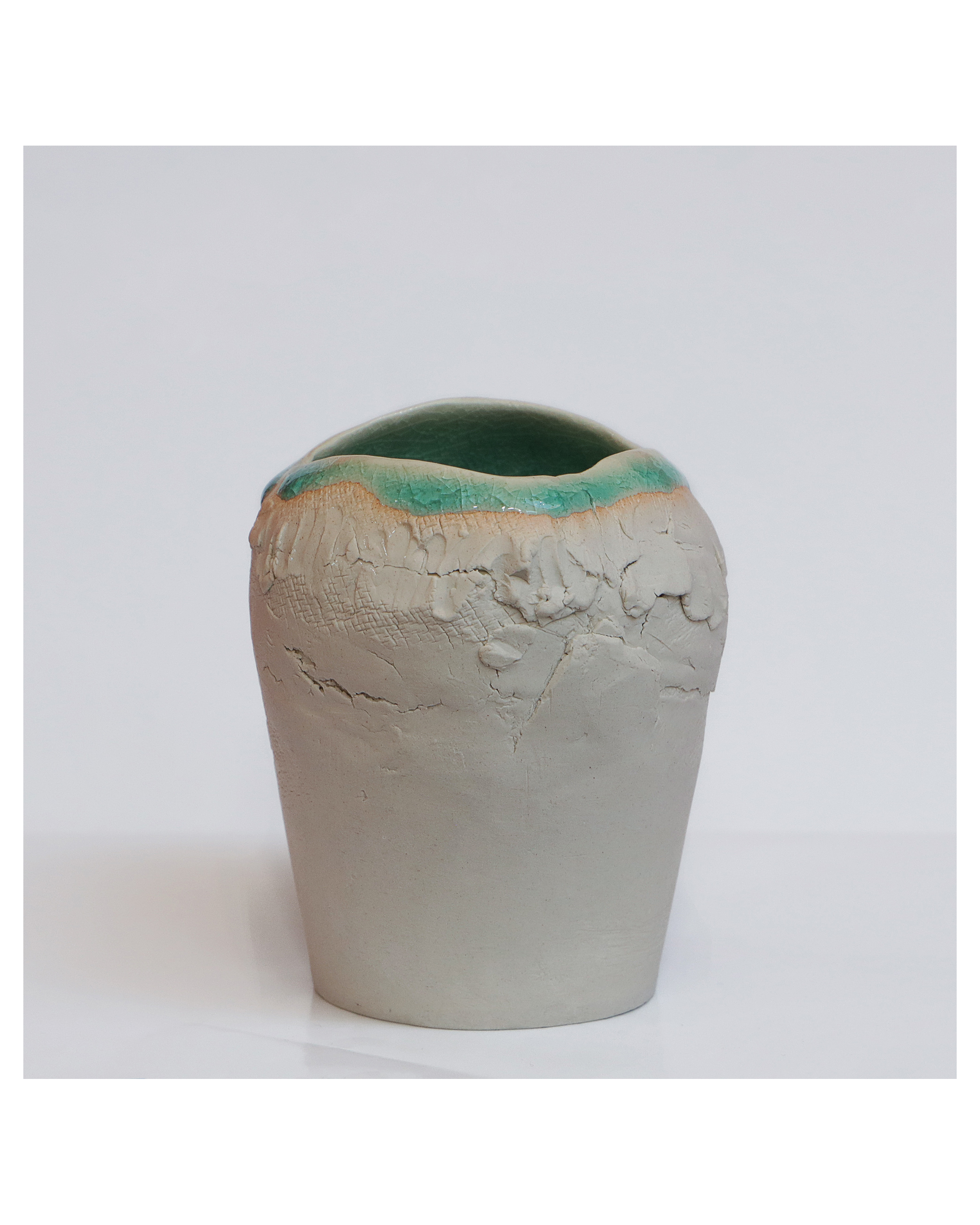 Mini vase with Bergsee glaze - H 10,5 cm - 10 Euro
