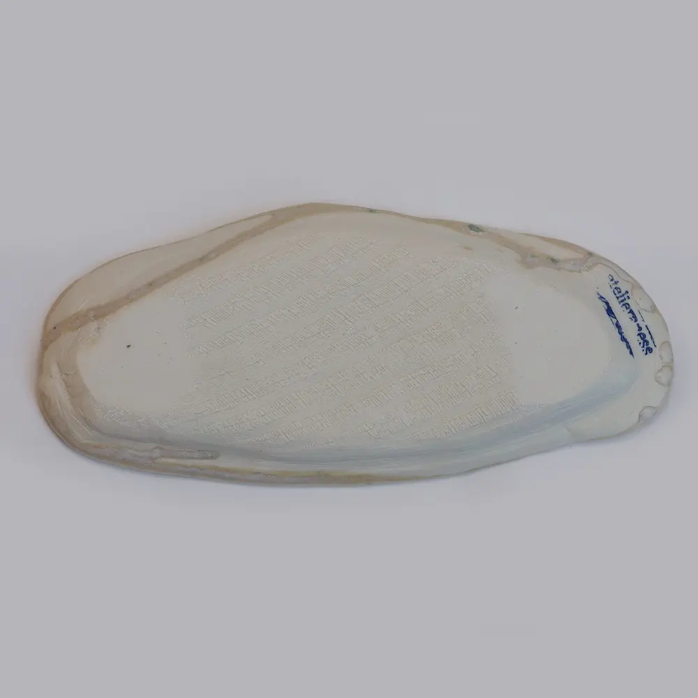 Nahaufnahme Salat Blatt Deko Schale Oliven Schmuck Seife Künstler beige grün hell Unikat