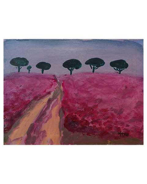 Provence Landscape - 30 x 40 cm - 20 Euro