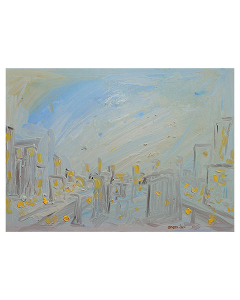 In der Großstadt - 50 x 70 cm - 30 Euro