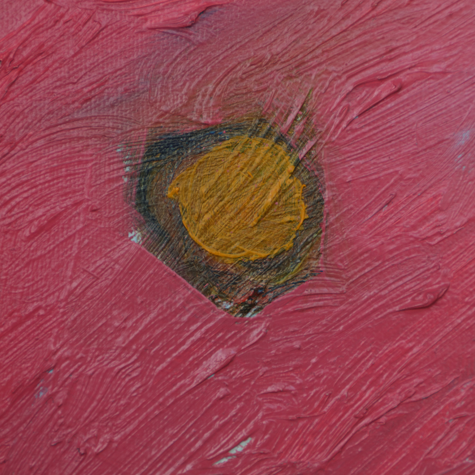 Detail XL Gemaelde Bild Meer rot rosa Sonne Berg Segel Boot Boote Urlaub blau Capri See