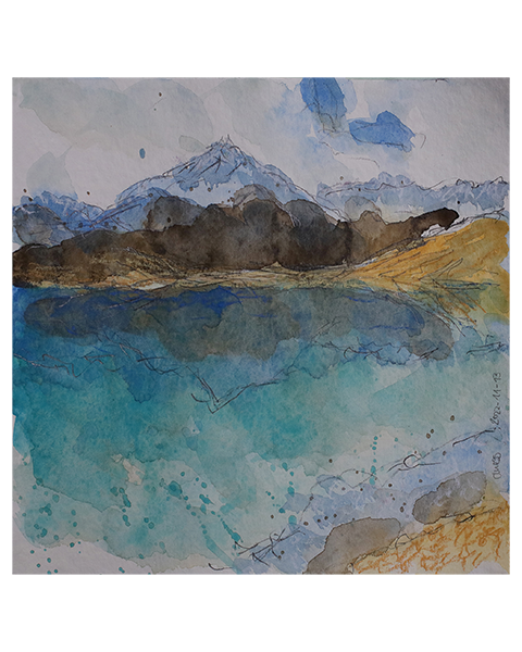 Bergsee - 25 x 25 cm - 10 Euro