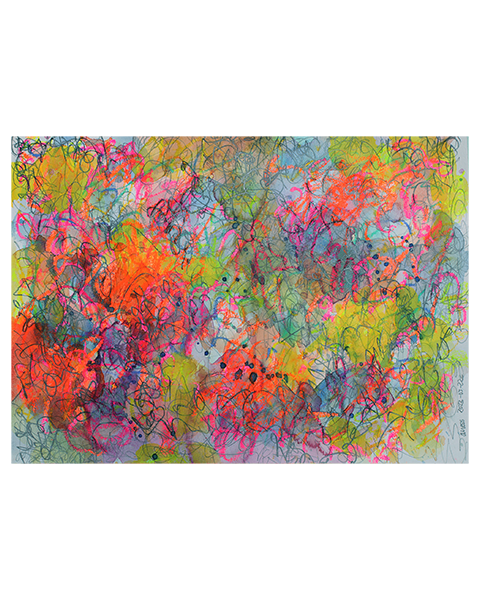 Neon Strokes - 24 x 32 cm - 10 Euro