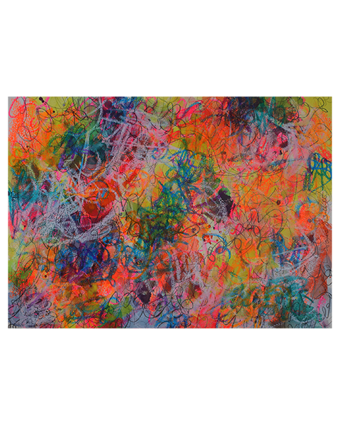 Neon Strokes - 24 x 32 cm - 10 Euro